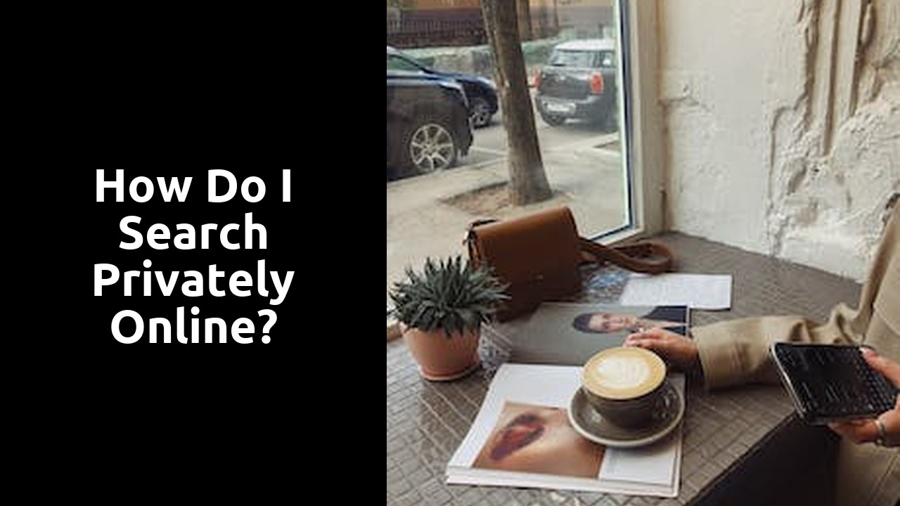 How do I search privately online?